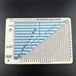Padi Recreational Dive Planner - Plastic Sheet Chart Table Card Vintage. Fixed Price $17.99.