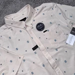 O'neill Trvlr Traverse Shirt Mens Geometric Stretch Cream Upf 50 Medium New. Fixed Price $32.99.