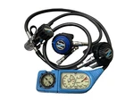 Tusa Scuba Gauges W/ Various Regulators Accessory Hose And Stage. Fixed Price $134.99.