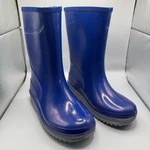 Kids Sz 9 Rain Boots Barn Galoshes Blue Made Italy Spirale Excellent Shape. Fixed Price $14.00.