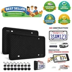 Innovative Silicone License Plate Frames - Rustproof & Easy To Install 2 Pack. Fixed Price $18.99.