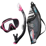 Tusa Serene Uc 1625QB Snorkeling Set Mask And Pure Silicone Black Pink. Fixed Price $71.19.