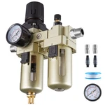 Uimoso Air Compressor Filter Regulator Lubricator 3/8" Npt Semi-auto 145 Psi Max. Fixed Price $25.19.