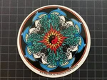 Grateful Dead Fire Ying Yang Aquatic Balance Window Sticker Decal R. Biffle 1992. Fixed Price $89.00.