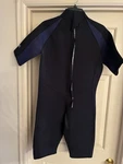 Neosport Men's Short Sleeve Black Wetsuit Size Surf Swim Diving. Fixed Price $25.00.