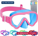 Vvinca Kids Swim Goggles With Nose Cover, Snorkel Diving Mask Fabric Strap Anti. Fixed Price $21.25.