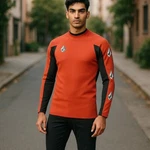 Volcom Wetsuit Shirt Jacket Small Men's Orange Long Sleeve 2MM Stone Neo Surf. Fixed Price $64.00.
