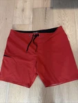 Neill Mens 42 Hyperfreak Boardshorts Red Unlined Bathing Suit Beach Swim. Fixed Price $19.99.