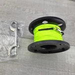 Scuba Diving Finger Spool Reel Hi-vis Neon Line + Double Bolt Snap, 118 Feet. Fixed Price $18.50.