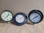 Lot 3 Vintage Air Oxygen Pressure Gauges, Usg, Ashcroft, Beckman - Untested. Fixed Price $19.95.