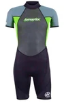 Hyperflex Junior's Access Shorty Spring Wetsuit 2MM Back Zip, Green / Black. Fixed Price $54.99.