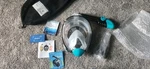 Greatever G2 Full Face Snorkel Mask With Latest Dry Top System, Foldable Blue. Fixed Price $20.00.
