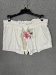 Roxy Women's Ocean Side Shorts White Linen Blend Drawstring Size Xs Nwt's.. Fixed Price $25.99.