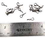 25CT Quick Change Black Nickel Stainless Steel Lure Clips Snaps - You Pick Size. Fixed Price $7.69.