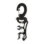 Ist BCHH-3 Scuba Hose Holder With Swivel Gate Clip Black. Fixed Price $8.25.