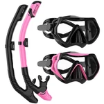 Jring Snorkel Mask Set For Adults 180 Tempered Glass, Anti-fog. Fixed Price $31.98.