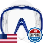 Cressi Liberty Mono-lens Diving Mask Clear/blue. Fixed Price $103.36.