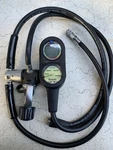 Oceanic Scuba Diving Regulator Console Gauge Compass Hose Set Pre-owned Used. Fixed Price $75.00.