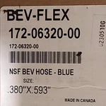 Accuflex Bev-flex Beverage Hose 300 Roll .380" .593" Blue Tracer New. Fixed Price $109.00.
