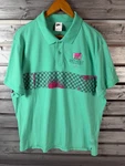 Nike Default Raquet Club Shirt Mens Xl Green Short Sleeve Polo Rare. Fixed Price $17.99.