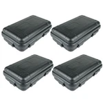 4PCS Black Plastic Sealed Storage Box Waterproof Case Dust-proof Dry Outdoor New. Fixed Price $14.93.