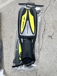 Scubapro Jet Sport Size Medium Adjustable Open-heel Diving. Fixed Price $60.00.