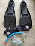 Scubapro Couples Snorkeling Set With Large Bag. Fixed Price $85.00.