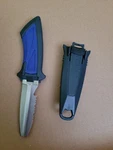 Tusa Dive Knife Blunt Tip Cobalt Blue FK-11-CBL. Fixed Price $33.97.