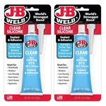 J-b Weld 31310 Clear All-purpose Rtv Silicone Sealant And Adhesive 3OZ 2 Pack. Fixed Price $23.76.